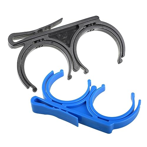 balacoo 2pcs Golf Ball Holders Rotatable Portable Golf Ball Clips for Golfing Lightweight Sturdy Plastic Material