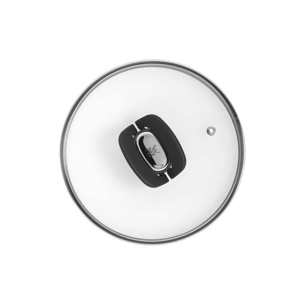 WMF Click&Serve - Tapa para cacerola (20 cm, apilable, con asas de mariposa, apta para lavavajillas)