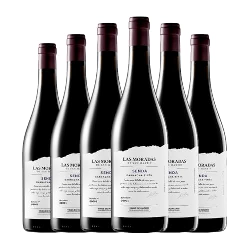 Las Moradas Senda Garnacha Vinos de Madrid 75 cl Vino tinto (Caja de 6 Botellas de 75 cl)