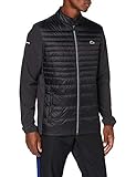 sylvie mantel lacoste Reißverschlusstaschen vorne Lacoste Herren BH0081 Mantelkleid, Noir/Noir-Noir, M