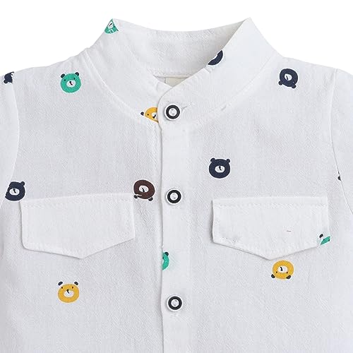 Image of Hopscotch Boy's Cotton Printed Clothing Set