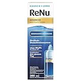 Bausch + Lomb ReNu Advanced, Kombilösung mit 3fach Desinfektion - Kontaktlinsenreiniger, Aufbewahrungslösung, für weiche Linsen, 1 x 360 ml