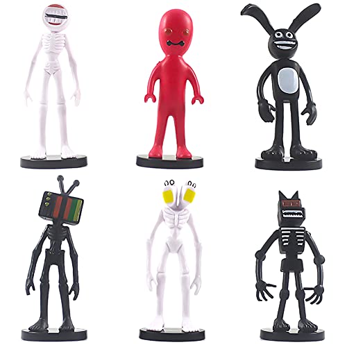 Hilloly Siren Head Action Figure, 6 Pezzi Siren