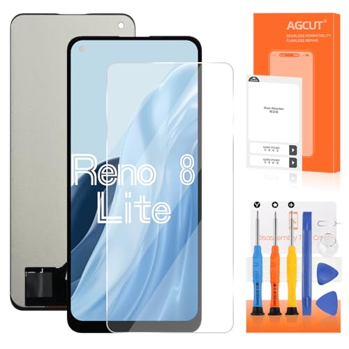 Schermo di alta qualità: il nostro schermo LCD per Oppo Reno 8 Lite 5G realizzato in vetro di alta qualità e altri materiali a cristalli liquidi, con pixel di colore eccellenti e risoluzione eccellente. Per la sostituzione e la riparazione di schermi difettosi. Ad esempio, lo schermo non risponde correttamente, problemi di visualizzazione, il display LCD incrinato e restituisce al dispositivo l'aspetto nuovo.