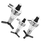 3 Piezas Dispensador de vino cuantitativo dispensador de chupitos dispensadora de tiro estante dispensador bebidas alcohólicas bar botella de bebida colgando vino plástico PRETYZOOM