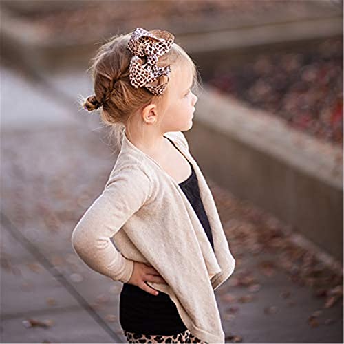 Baby Girls Leopard Print Bow Hairpin Bow Leopard Hair Bow For Women #TOP3