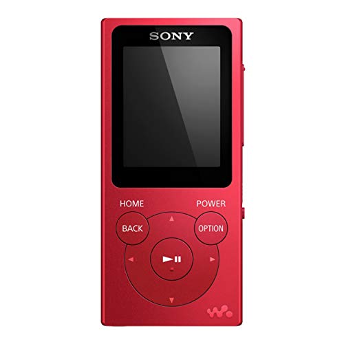 Sony NW-E394 Walkman 8GB Digital Audio Player (Red) with Knox Gear Hardshell Case