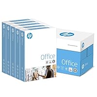HP Kopierpapier Office CHP110: 80 g DIN-A4, 2500 Blatt (5x500) matt, weiß Allround Kopierpapier für Büro