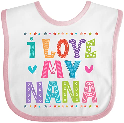 inktastic I Love My Nana Grandkids Baby Bib
