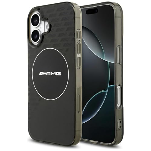 Coque iPhone 17 MagSafe AMG transparente smockée noire rigide