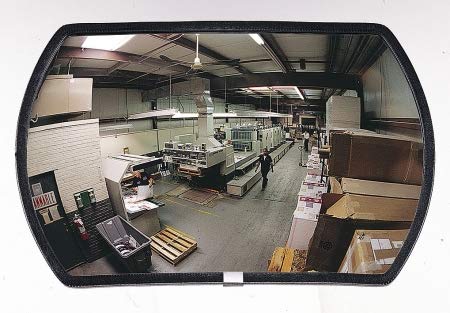 See All Industries Indoor Convex Mirror, Rectnglr, 12x18in - RR1218