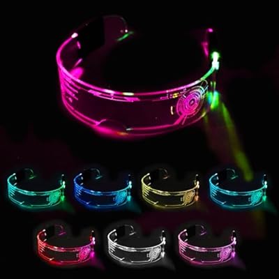 AolKee Gafas LED Light Up de neón brillantes para cosplay, accesorios de fiesta, trajes de festival, para niños y adultos, 1 paquete | Ya disponible en tu tienda friki favorita! En mundofriki.es!