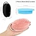 3 Pack Silicone Body Scrubber, Silicone Loofah Soft Exfoliating Body Scrubber, Silicones Body Brush Bath Shower Scrubber for Body, 2 in 1 Bath and Shampoo Wash Brush for Skin Exfoliation Men Women
