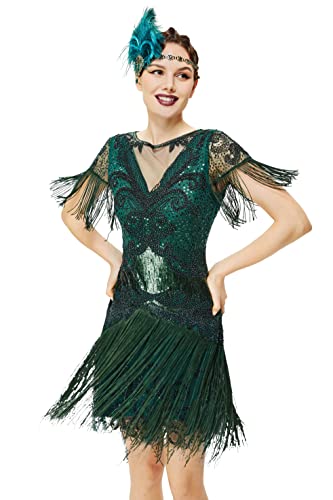 Rugido 20s 1920s Vestido Cóctel Hasta La Rodilla Vestido Flapper Vintage Vestido De Fiesta De Disfraces Vestido De Fiesta De Navidad El Gran Gatsby P9277263