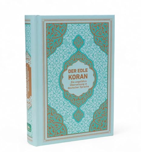 Der edle Koran - Deutsche Übersetzung von Frank Bubenheim mit Begrifferklärungen und QR-Code, Mintgrün (Hardcover)