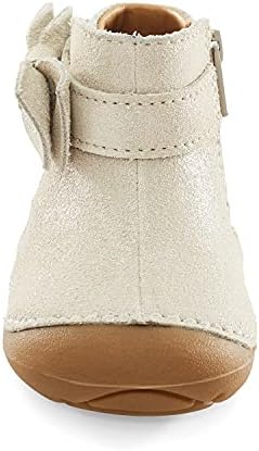 Stride Rite Baby Girls Soft Motion Genevieve First Walker Shoe, Champagne, 3 Wide Infant | Image 4