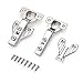 Probrico Full Overlay Soft Closing Clip On Face Frame Mounting Cabinet Hinges,1 Pair