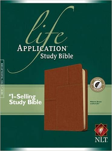 NLT Life Application Study Bible, Second Edition (Red Letter, LeatherLike, Brown, Indexed) book cover