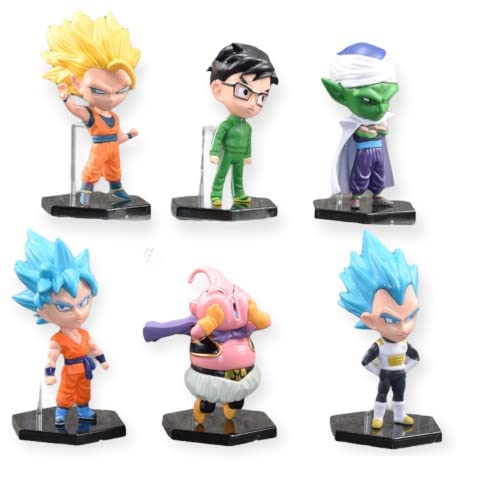 AUGEN DBZ Set of 6 Action Figure Limited Edition for Car Dashboard, Decoration, Cake, Office Desk & Study Table (12.5cm)(Pack of 6) (B0BCWMXJMD) Amazon Price History, Amazon Price Tracker