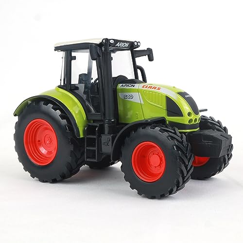 LE MONDE DE LA FERME - Tractor agrícola CLAAS 540 - Granja - 027040-1/32 - Vehículo de ruedas libres - Verde - Metal - Juguete para niños