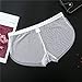Produktbild männliche Boxer weiße Gaze Unterwäsche Innenhose Hosen des Pfeils transparente Gaze Unterwäsche Haushalt Sporthose-Weiß_L.