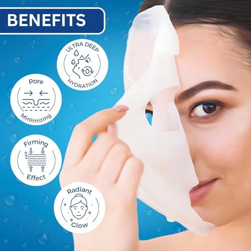 HEALTH FIXER Deep Collagen Overnight mask 34gx4ea | Real Collagen 2,160,000PPB for Elasticity | TikTok Trend Items | Original Hydrating Collagen Face Mask | Korean Skin Care - Image 5