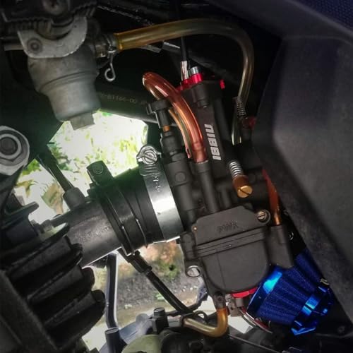 Image of NIBBI Carburetor PWK34 fit Motorcycle Engine with 34mm Carb Jets Motorcycle Engine with Carb Jets for Dirt Bike Mini Bike Pit Bike GY6 ATV