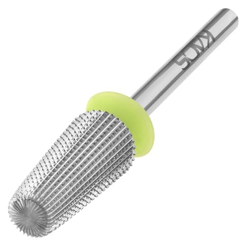 KADS 3 piezas Brocas para taladro de uñas de carburo 5 en 1 miniatura 3