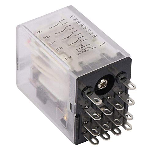 Relé Electromagnético Industrial, 14 Pines, 24VAC/110VAC/220VAC, 3A, CA