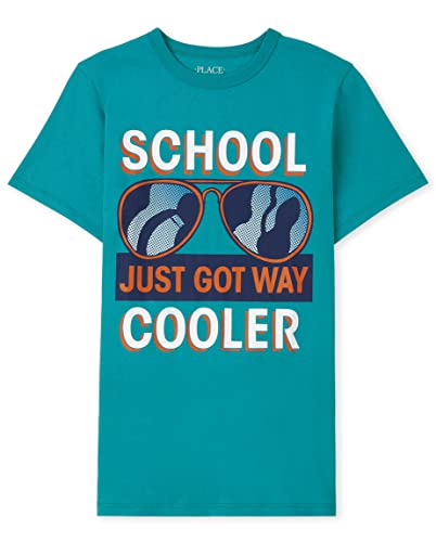 The Children's Place Boys' School Days Short Sleeve Graphic T-Shirts