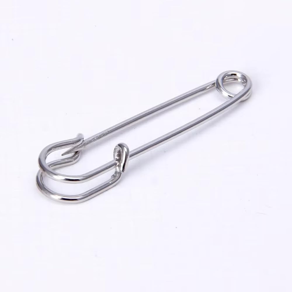 Alfileres de seguridad resistentes para manualidades, 10 accesorios para hacer broches, ideales para faldas, chales, proyectos de costura, duraderos y fiables para uso doméstico