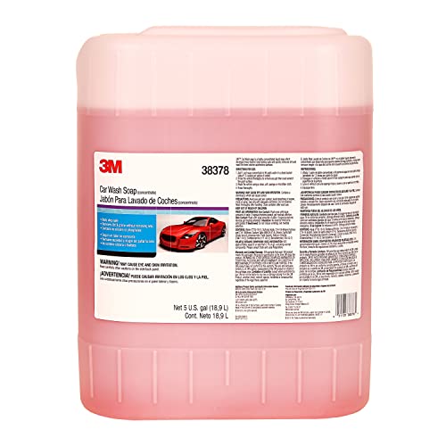 3M Car Wash Soap, 38378, 5 gal, 1 per case