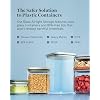 Caraway 13-Piece Glass Airtight Food Storage Containers with Lids Non-Toxic, BPA-Free Kitchen Storage Containers Stackable, Space-Saving Airtight Containers for Dry Goods and More - Navy