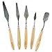 Mont Marte Studio Palette Knife Set, 5 Piece. Selection of Different Sizes and Styles of Stainless Steel Palette Knives.