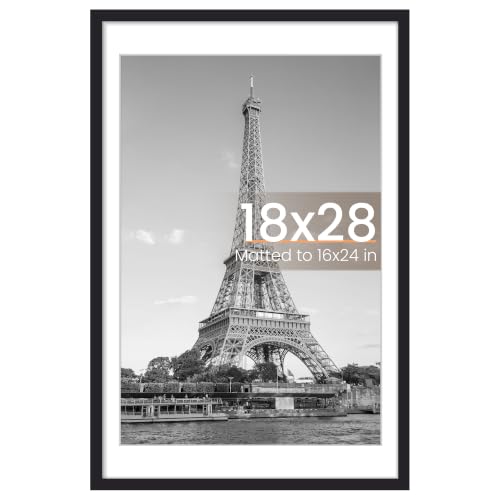 Image of upsimples 18x28 Picture Frame, Wall Decor Poster Frames, Black 1 Pack