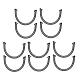 Unomor 5 Pairs Skateboard Bumper Skateboard Protector Skateboard Tail Guard Longboard Deck Bumper Strip Decker Bumper Guard Skateboard Longboard Plastic Anti-Collision Strip Plastic Strip