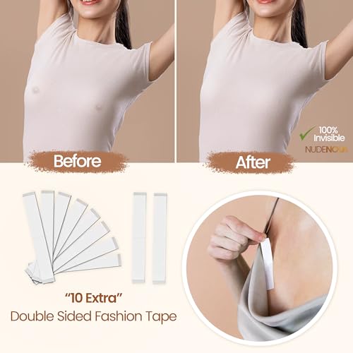 Nipple Covers for Women - Medical Grade Silicone Reusable Pasty - Invisible Sticky Adhesive Seamless Nipple Pasties3