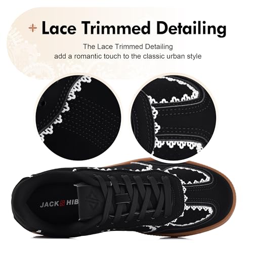 Image of Women's Ribbon Lace-Up Fashion Sneakers Arch Support Tennis Walking Shoes