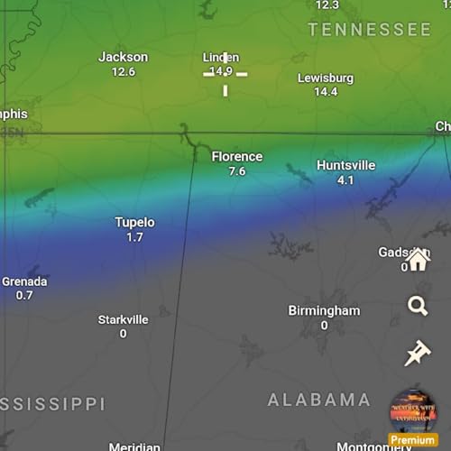 Update on clipper system in Chicago and major significant snow for the South Central States