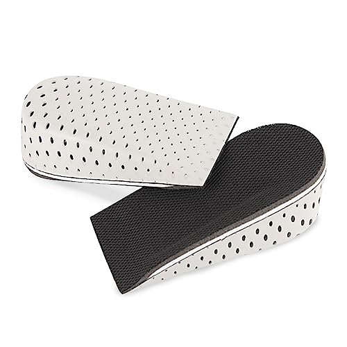 Image of Memory Foam Height Increase Insoles Invisible Shoe Lifts Heel Inserts Elevation Footwear Cushion Foot Pads Shoe Inserts Soft Breathable Replacement Inserts 4.3cm