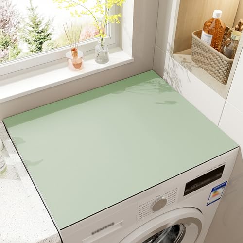 Absorbent Non-Slip Dish Drying Mat - Fast Drying Machine Washable Kitchen Counter Mat for Dishware & Coffee - Large 60x180cm Eco-Friendly Green Color