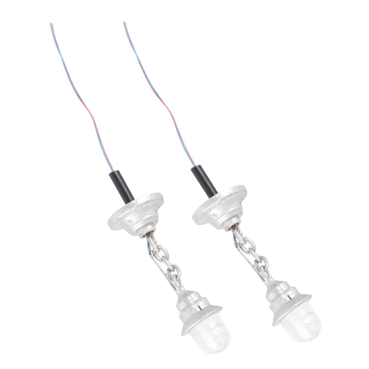 SWOOMEY 2PCS Model Chandelier Dollhouse LED lamp Dollhouse LED Chandelier Miniature Ceiling Light Doll House Mini Chandelier Mini House Decorations Miniature Light Chandelier abs Branches