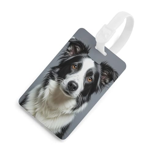 Étiquette Border Collie pour sac de voyage et sac à dos, l'élégance des vacances en famille