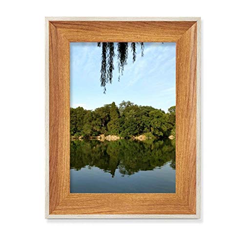 offbb Lake Garden Desktop Wooden Photo Frame Display Picture Art Painting Multiple Sets