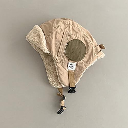 Kids Airman Caps Thickened Warm Baby Earflap Hat Cold Weather Protections Bonnet for School Travel & Outdoor3