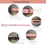 Individuelle Hundehalsbänder, reflektierendes Hundehalsband aus Leder, personalisiertes graviertes Namensschild, verstellbare Größen für kleine, mittelgroße und große Hunde