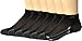 adidas Youth Cushioned 6pk Low Cut Sock, Black/Black-Onyx Marl/Light Onyx/Onyx, Large