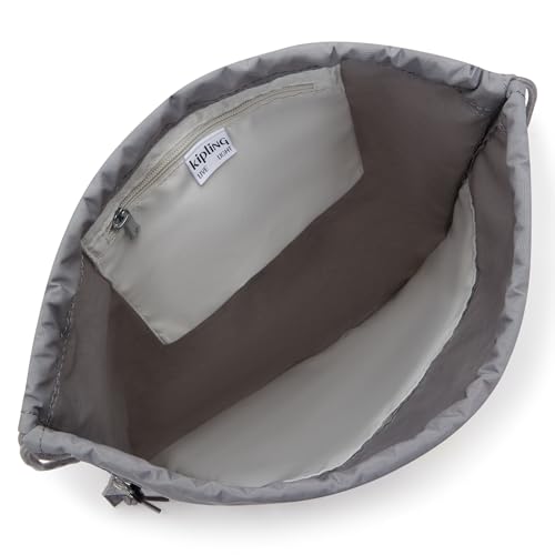 Sac à dos Kipling Supertaboo Inviting Grey C en toile grise robuste - 4