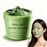OYKOSE Holy Basil Bubble Deep Mask, Bubble Clay Mask for Face, Holy Basil Carbonated Bubbles Within 3 Minutes for Deep Cleansing Pores & Blackheads Removal