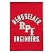 Rensselaer Polytechnic Institute Red Hawks Logo Garden Yard Flag (Pole Not Included)
